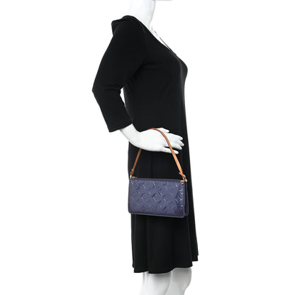 Louis Vuitton Vernis Lexington Pochette Indigo 2 of 14