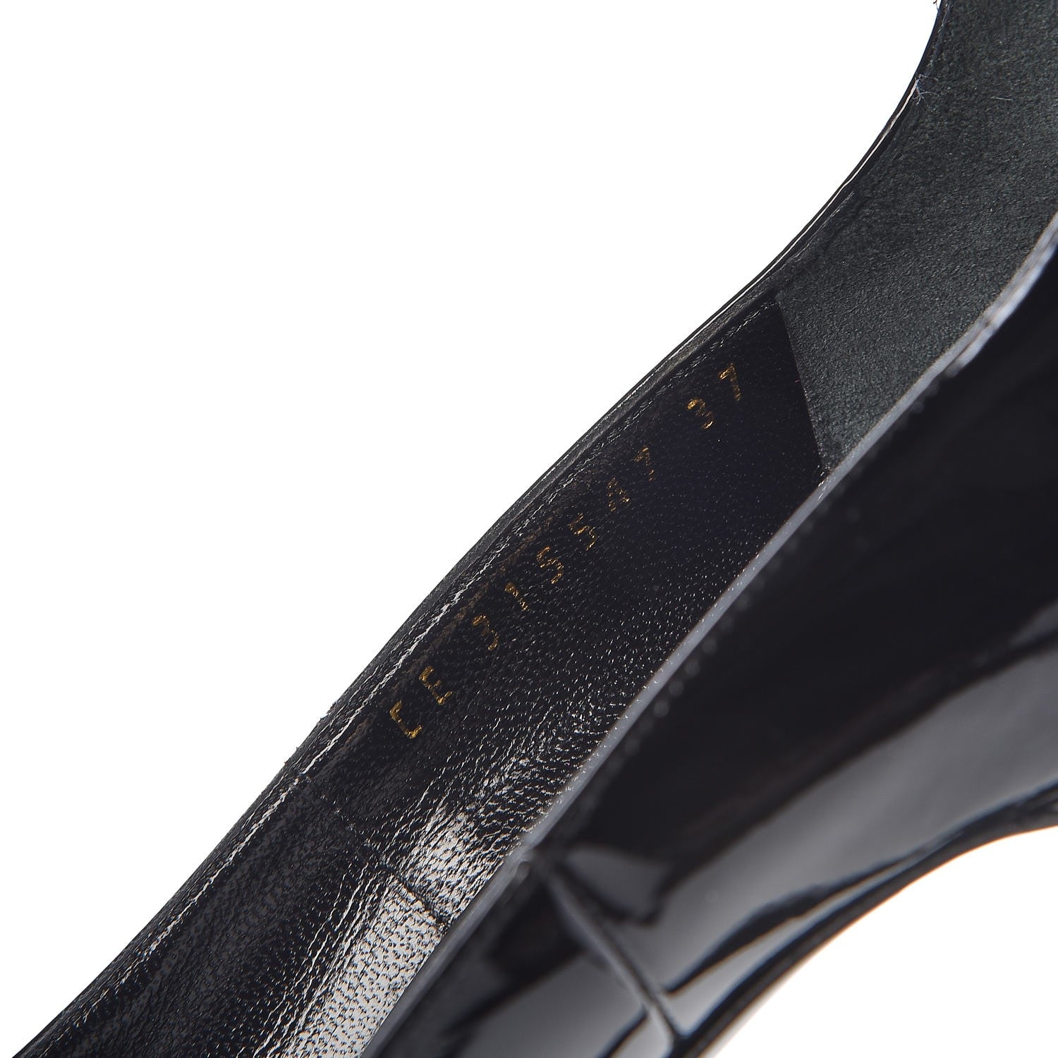 Saint Laurent Patent Paris 110 Escarpin Thorn Pumps 37 Black 10 of 11