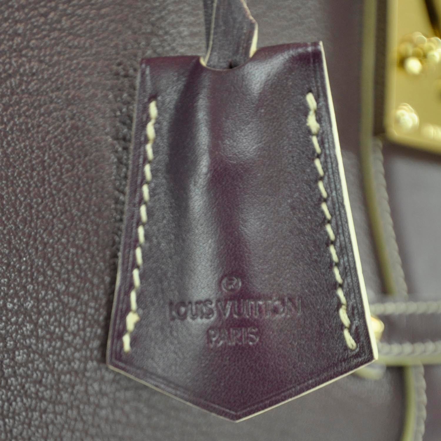 Louis Vuitton Suhali L Ingenieux GM Handbag Bag Prune 7 of 11