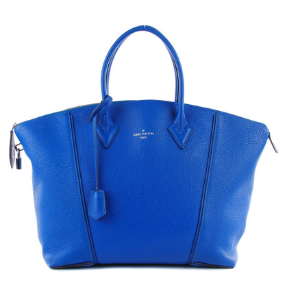 Louis Vuitton Taurillon Soft Lockit MM Outremer 1 of 7