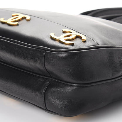 Chanel Lambskin CC Shoulder Bag Black 13 of 13