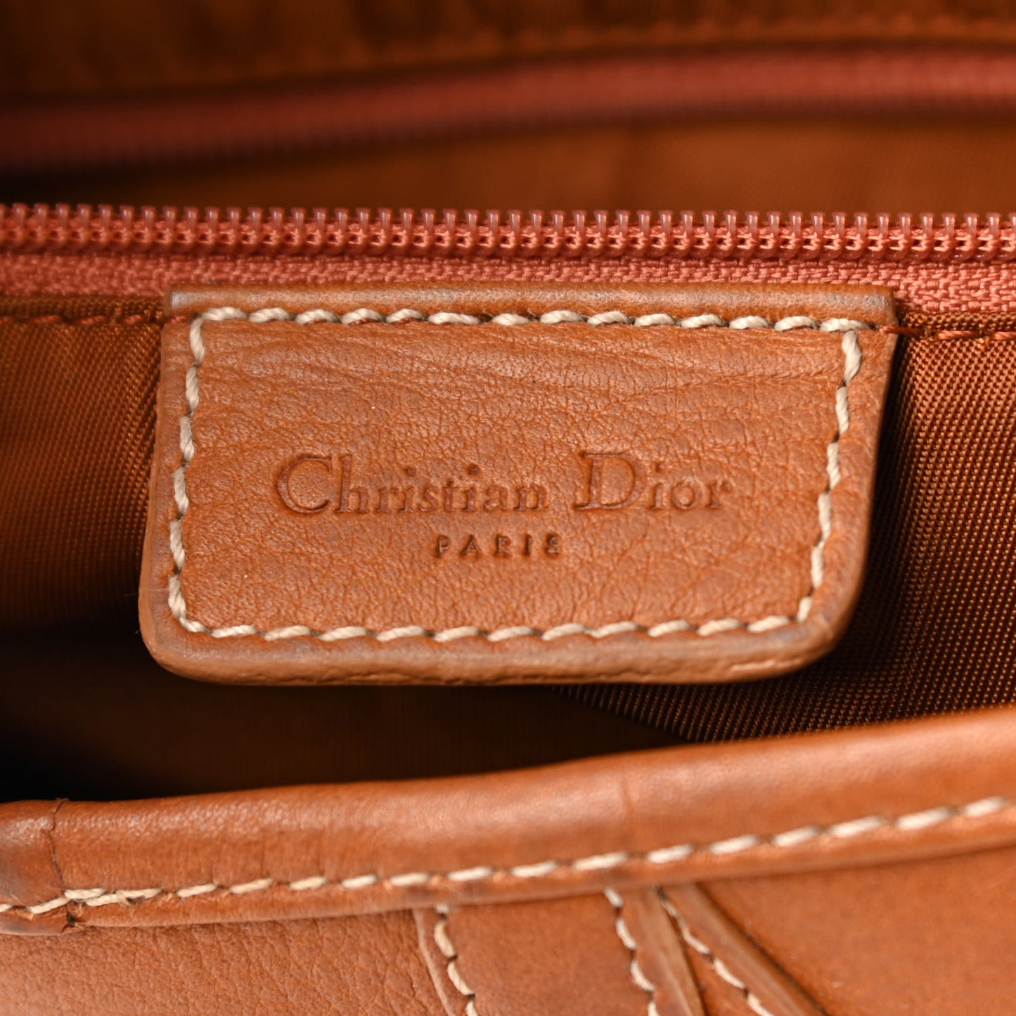 Calfskin Saddle Bag Tan