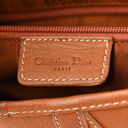 Christian Dior Calfskin Saddle Bag Tan 6 of 16
