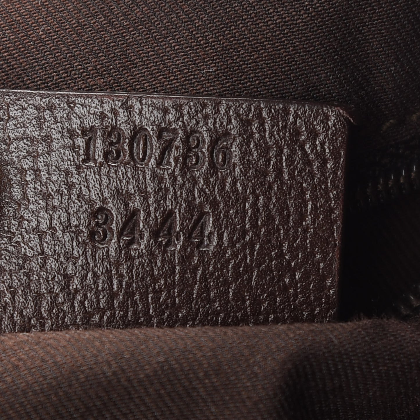 Monogram Medium Abbey Shoulder Bag Dark Brown