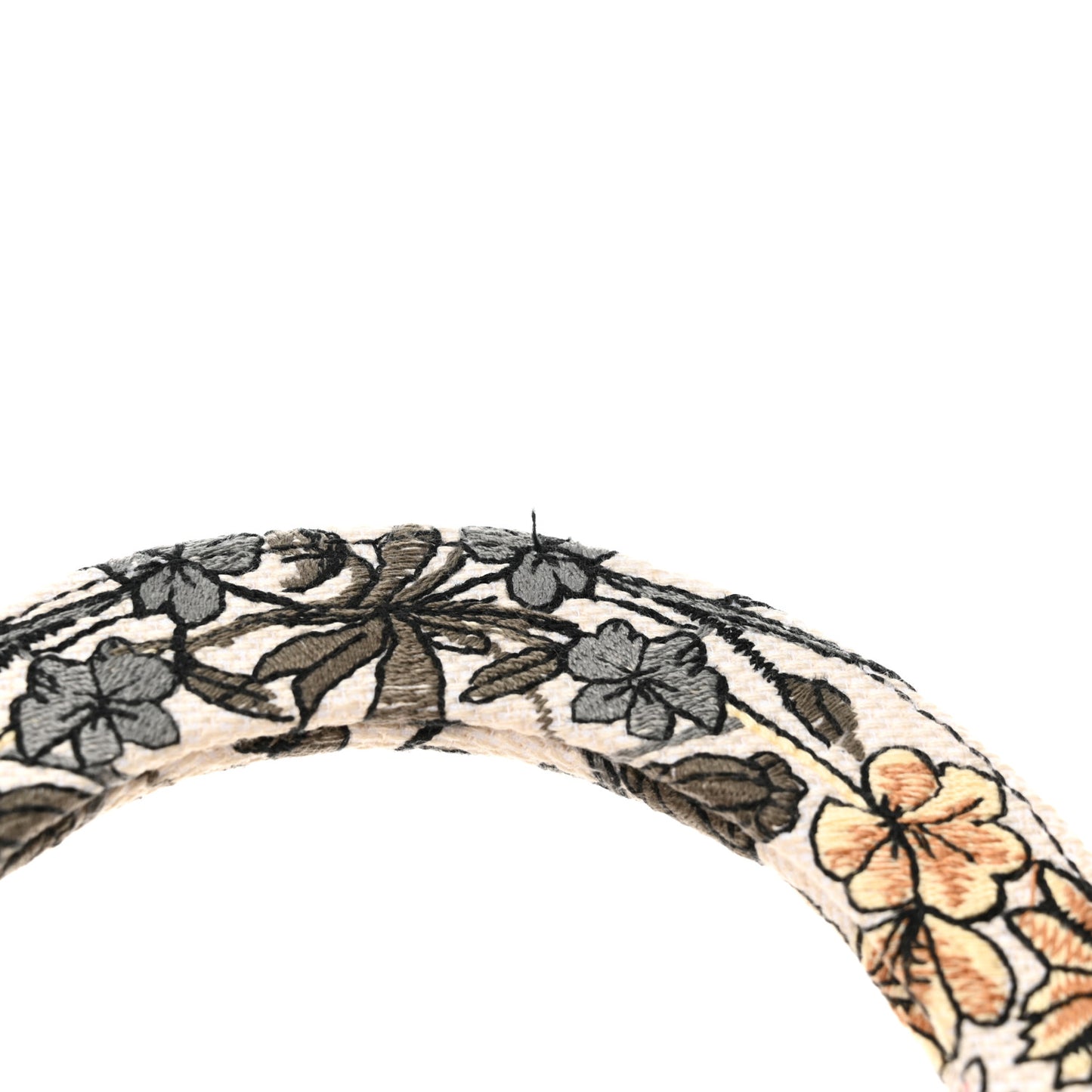 Canvas Embroidered Mille Fleurs Medium Lady D-Lite Multicolor