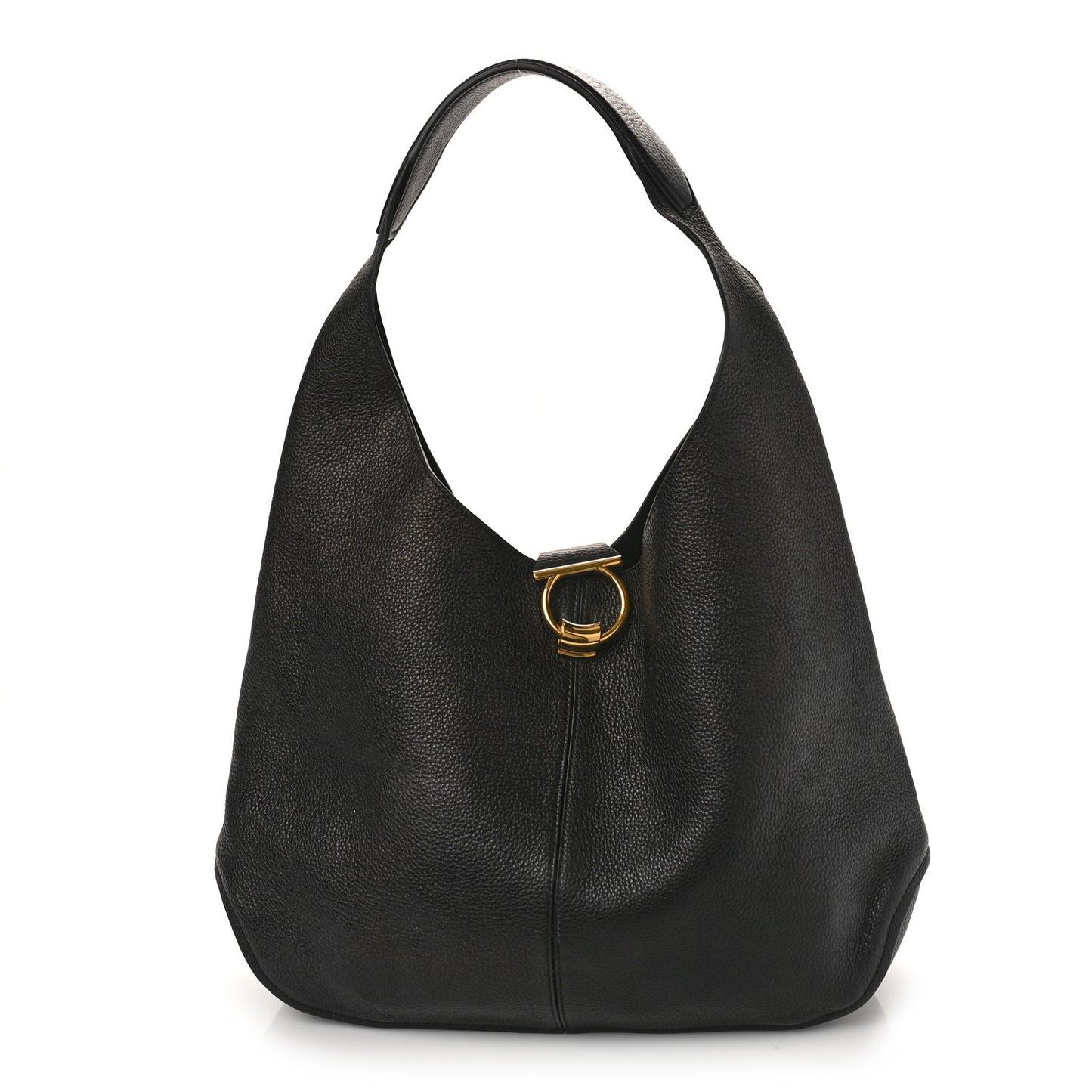 Calfskin Margot Hobo Black