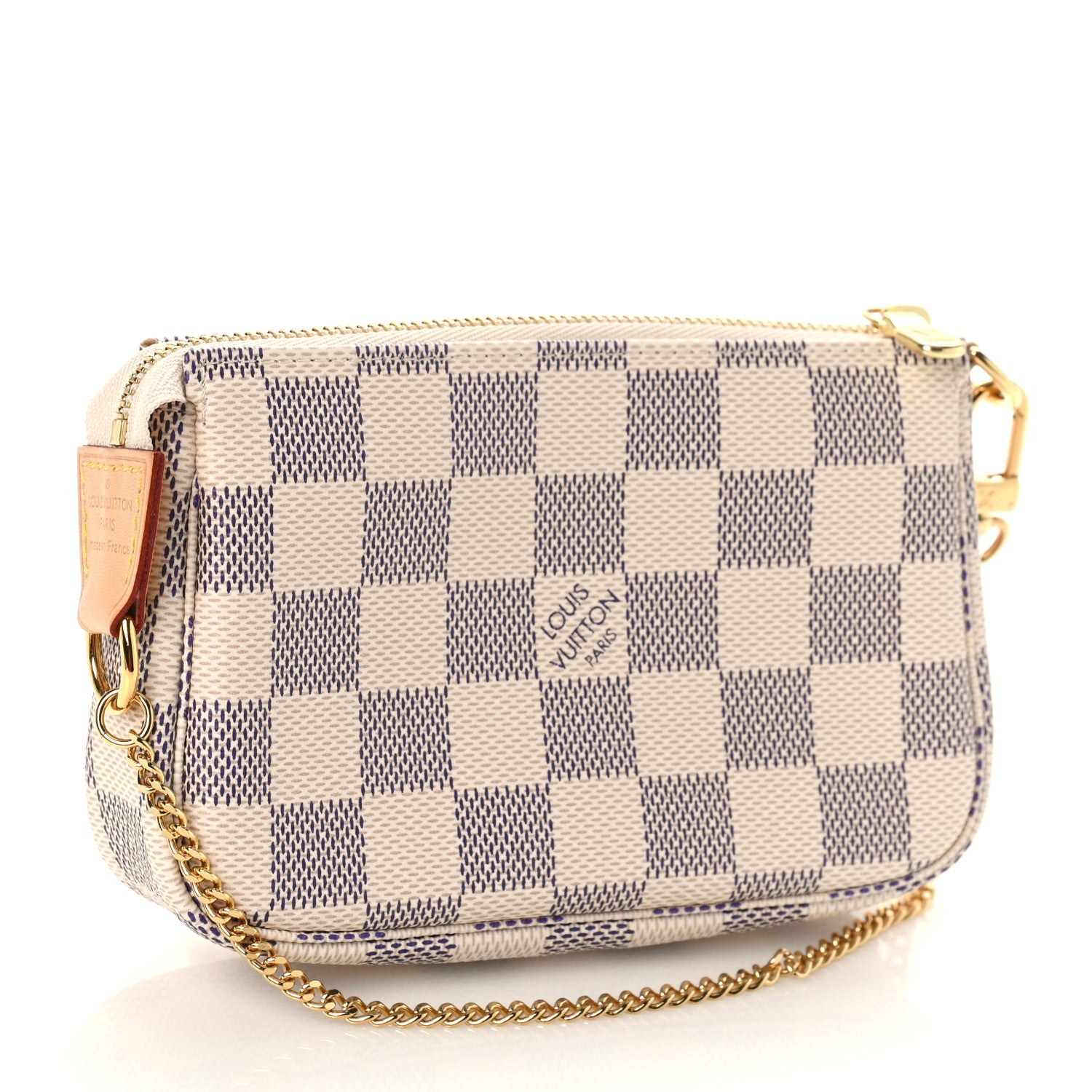 Louis Vuitton Damier Azur Mini Pochette Accessories 3 of 9