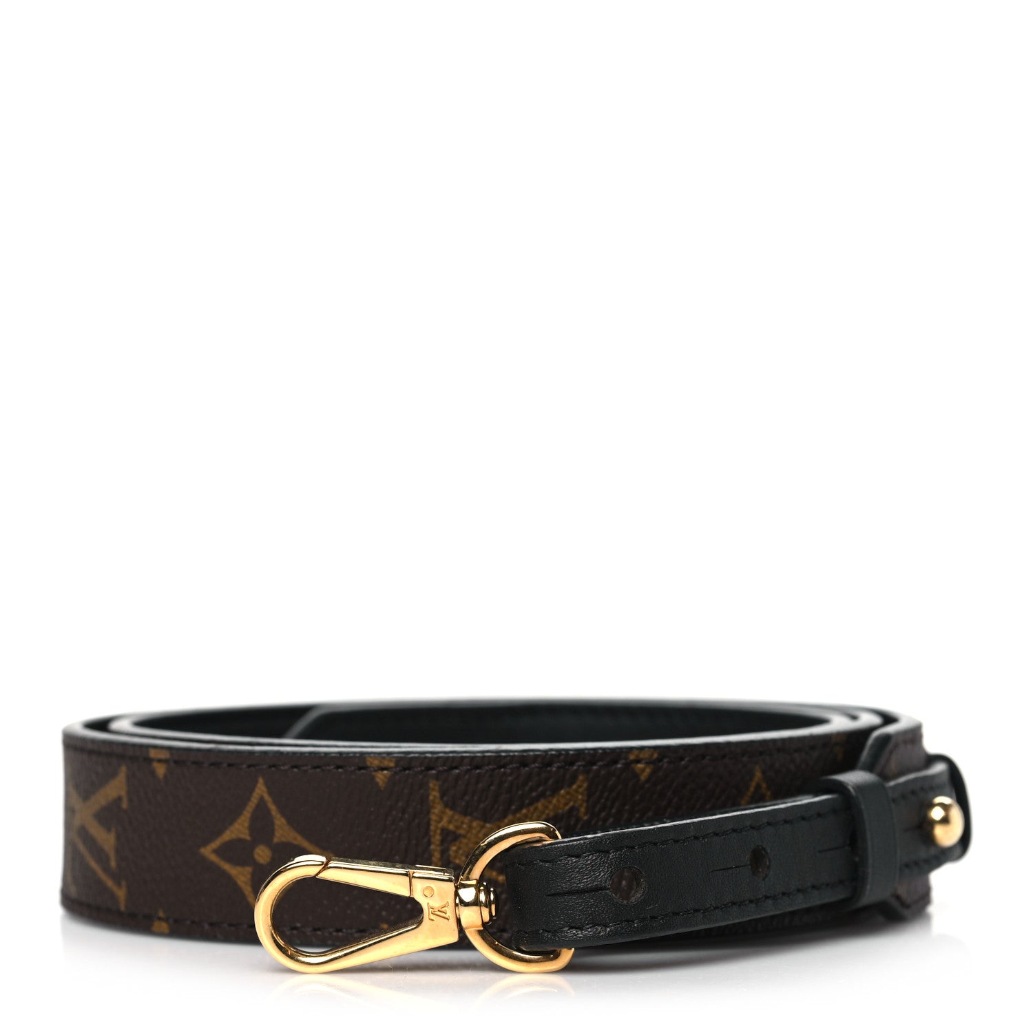 Louis Vuitton Monogram Bandouliere Shoulder Strap XL Black 1 of 4