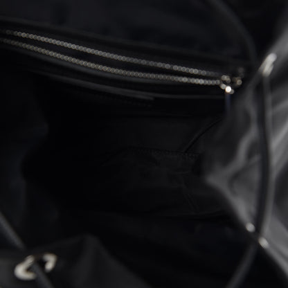 Burberry Nylon Logo Print Medium Rucksack Backpack Black 6 of 10