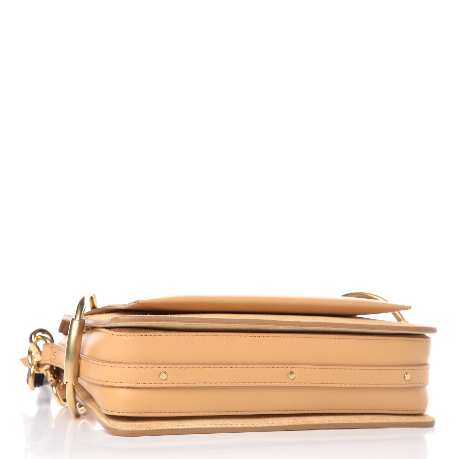 Chloe Calfskin Suede Small Roy Bag Bleached Brown 5 of 12