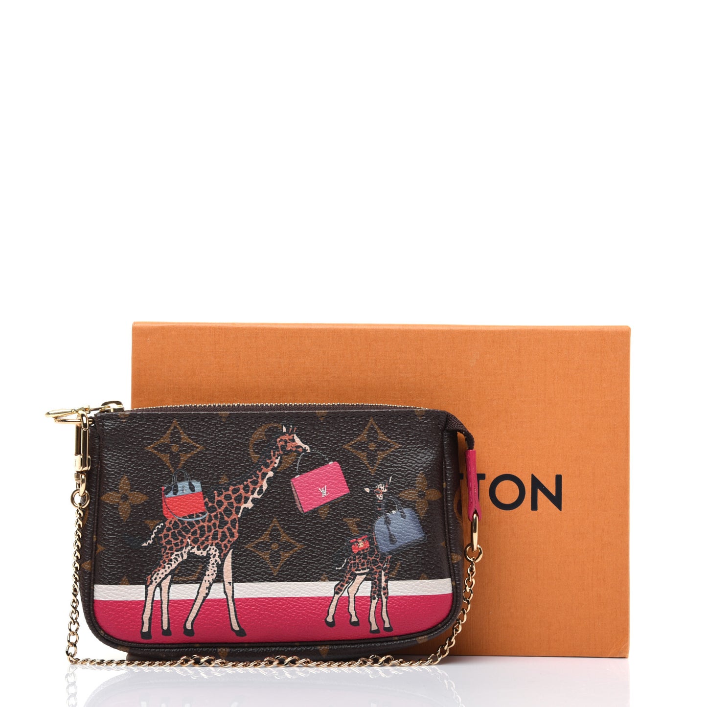 Monogram 2017 Christmas Animation Mini Pochette Accessories