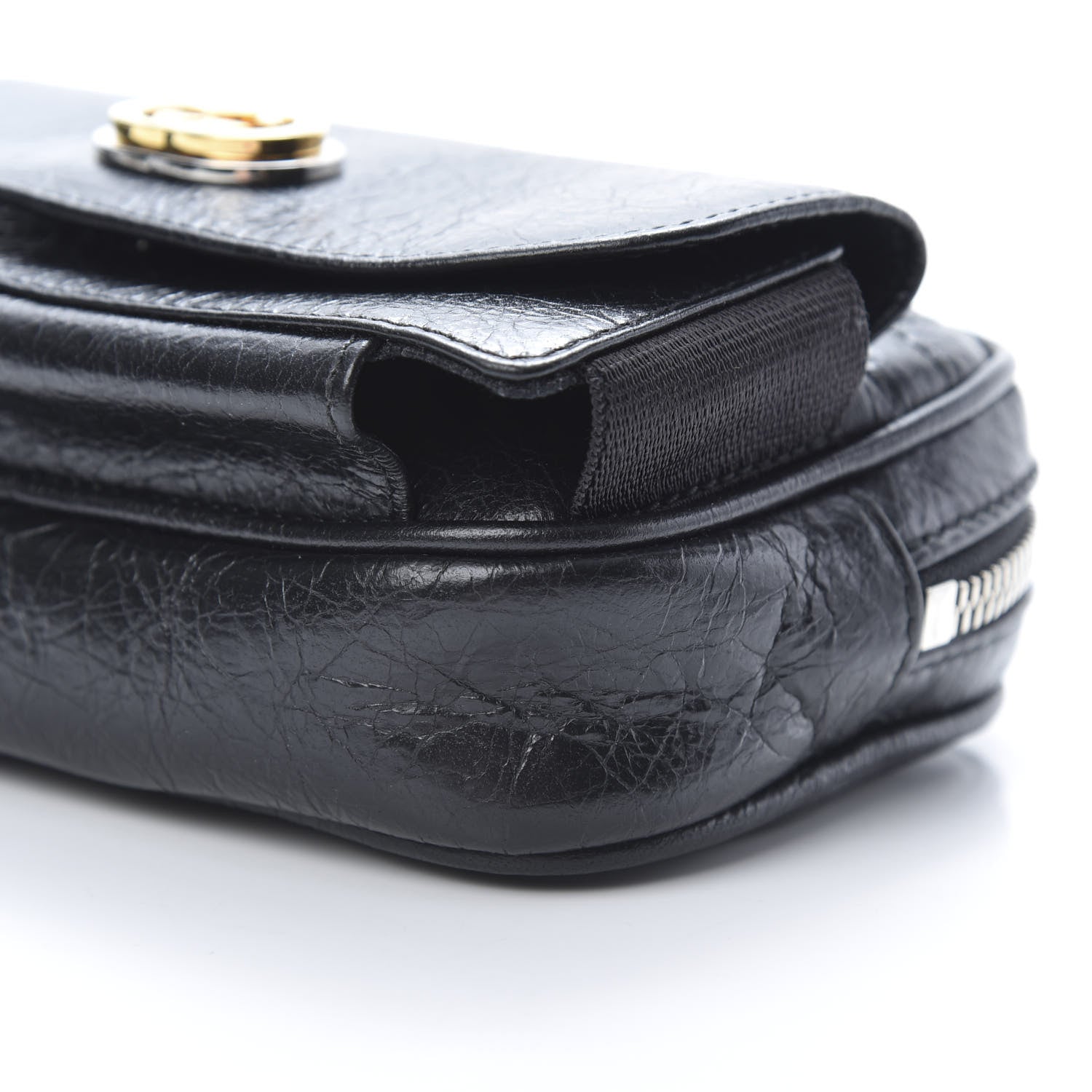 Gucci Fluffy Calfskin Mini Morpheus Belt Bag 80 32 Black 10 of 11