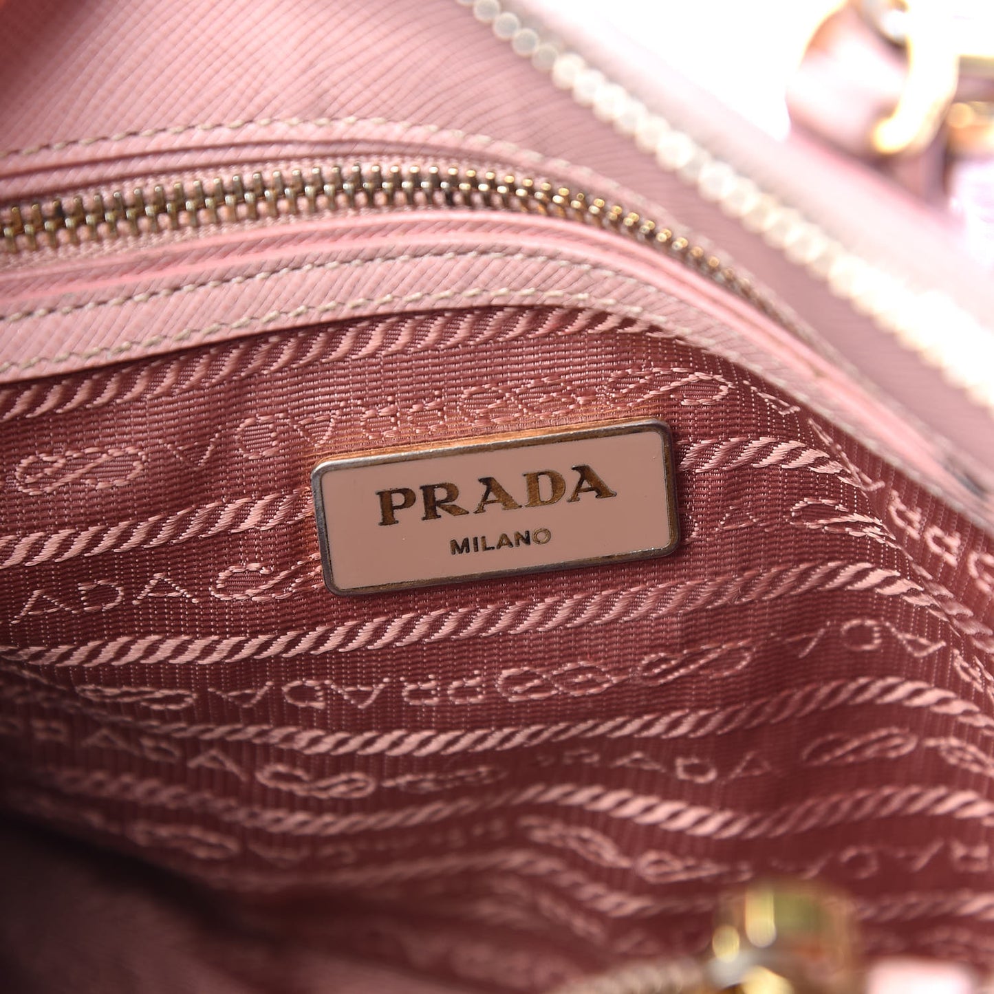 Saffiano Vernice Small Promenade Tote Orchidea