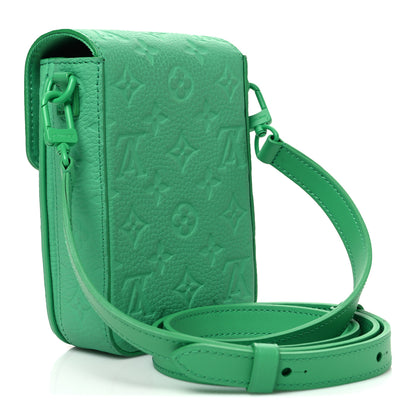Louis Vuitton Taurillon Monogram S Lock Wearable Wallet Minty Green 3 of 10