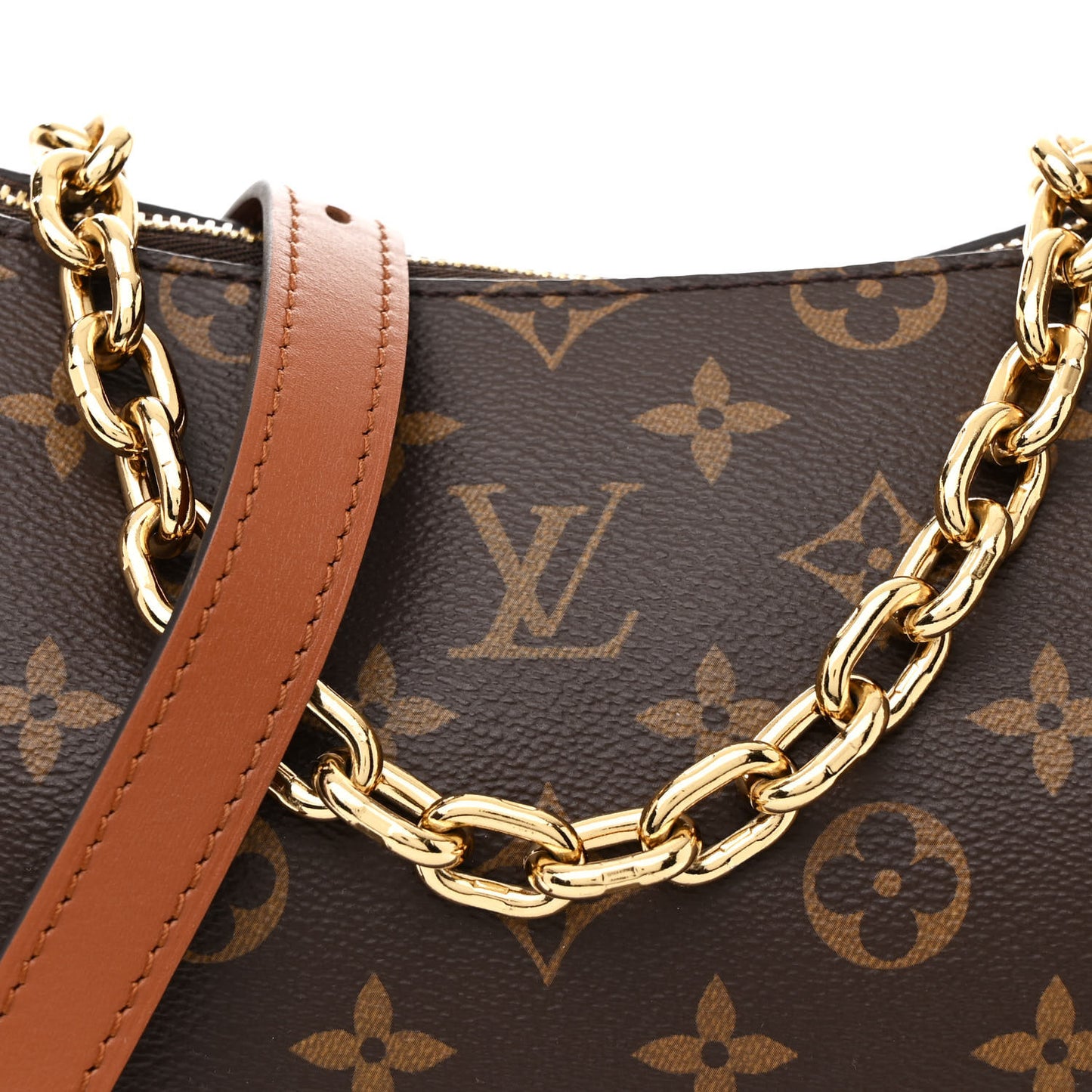 Reverse Monogram Loop Hobo