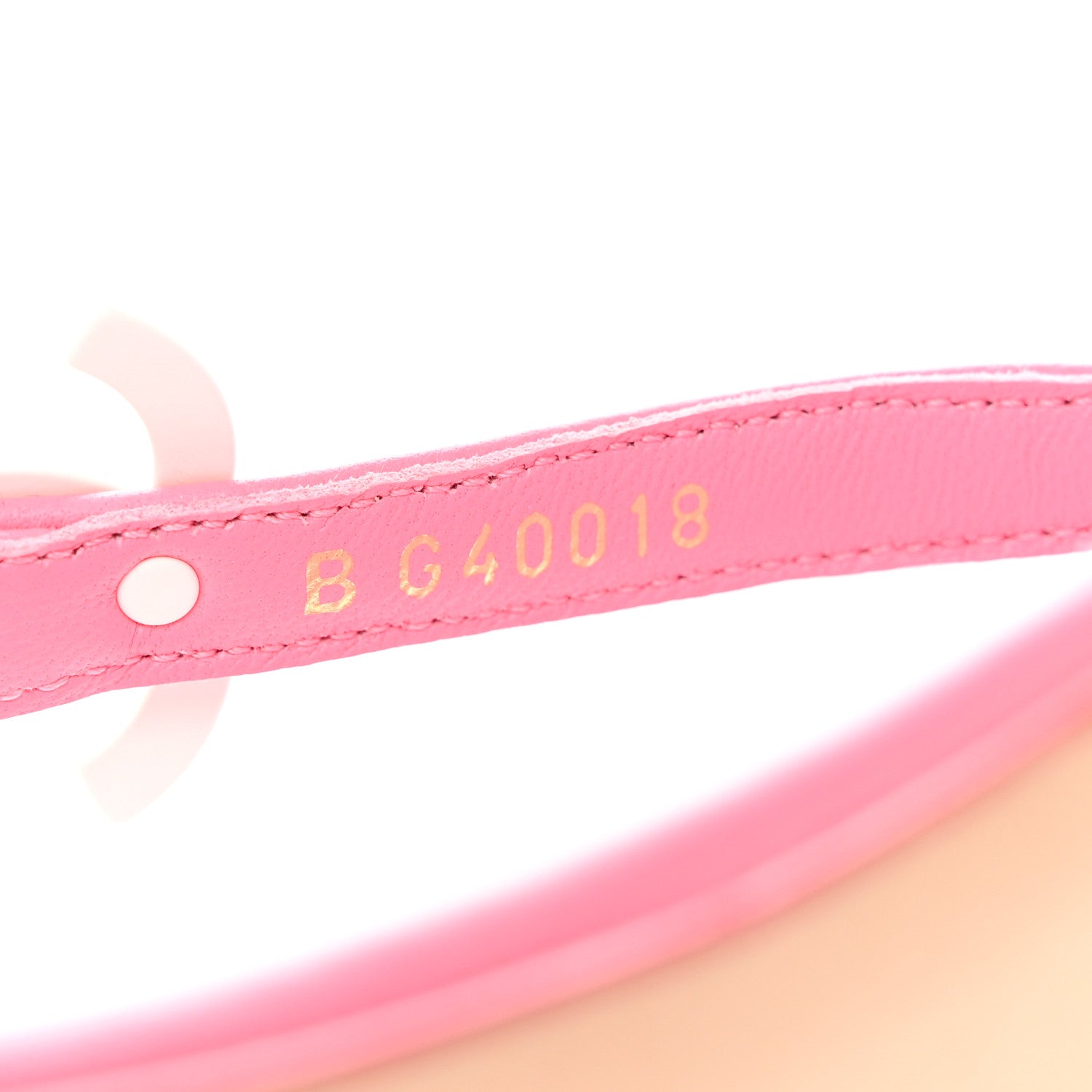 Chanel Lambskin CC Thong Sandals 39.5 Light Pink 8 of 9