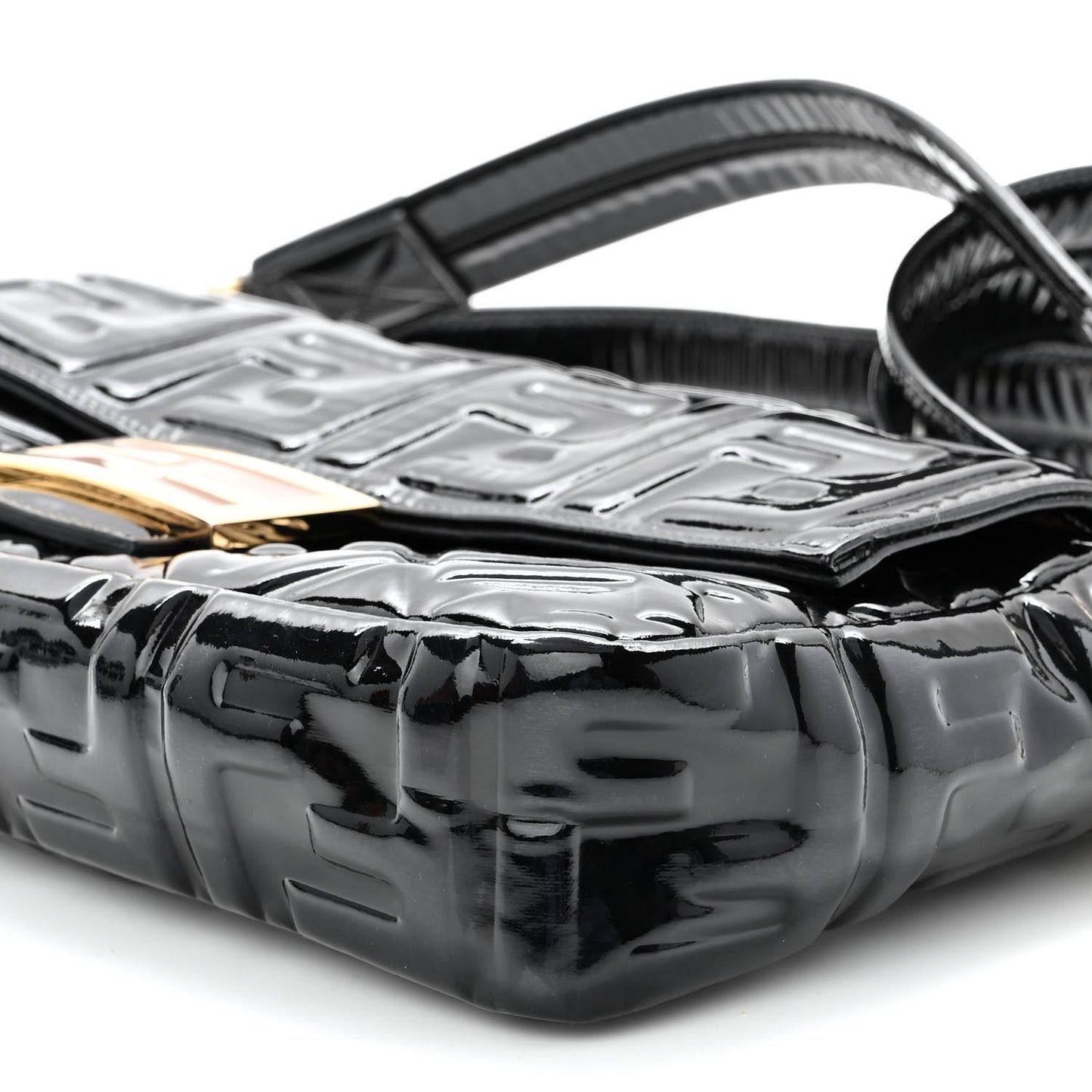 Patent FF 1974 Embossed Baguette Black