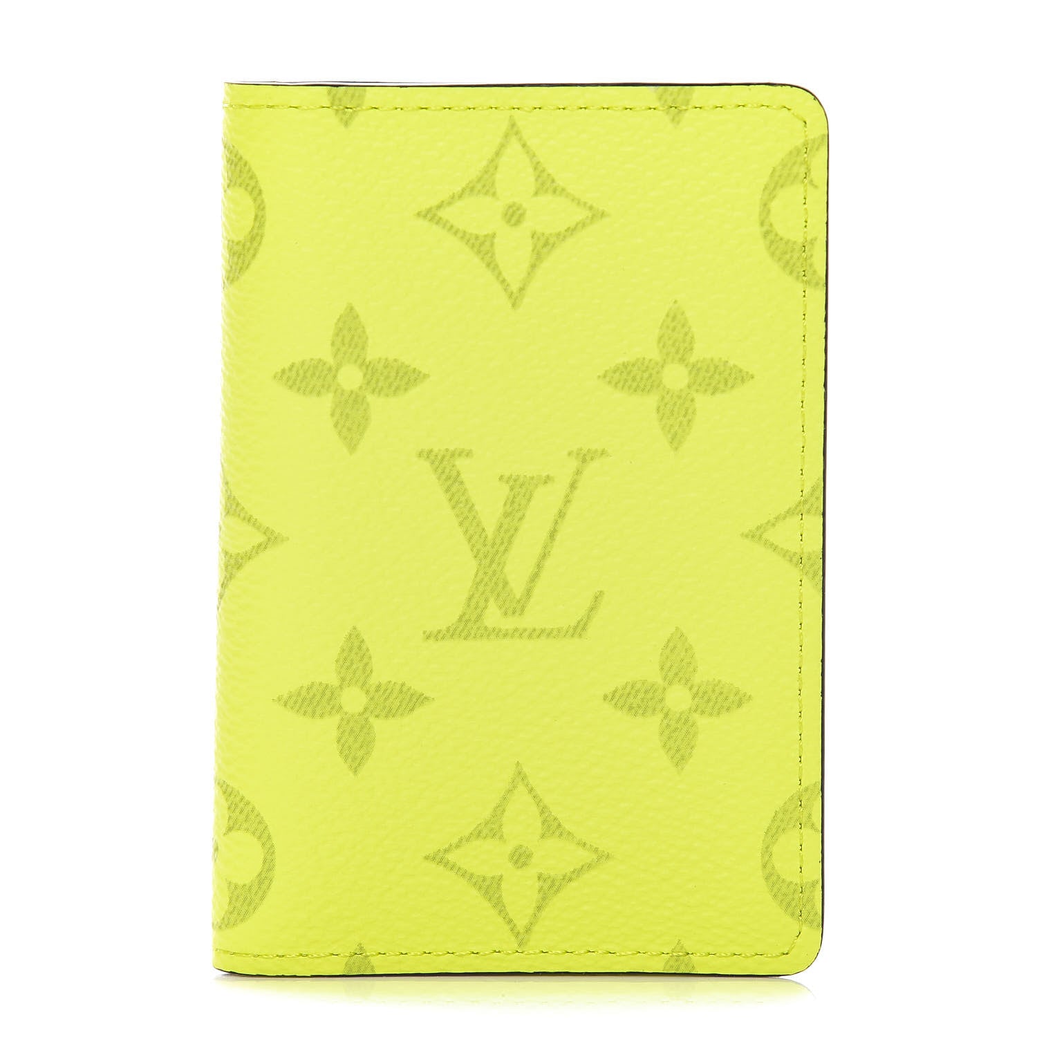Louis Vuitton Monogram Taiga Pocket Organizer Yellow 1 of 8