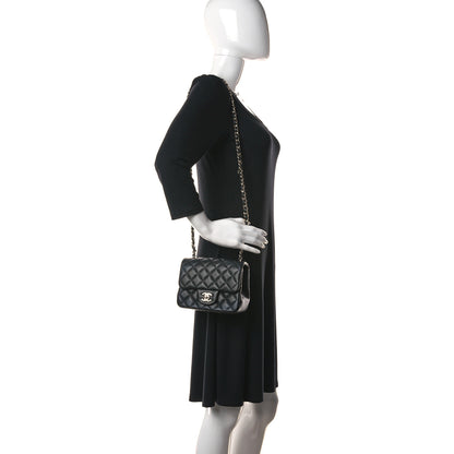 Chanel Lambskin Quilted Mini Square Flap Black 3 of 17