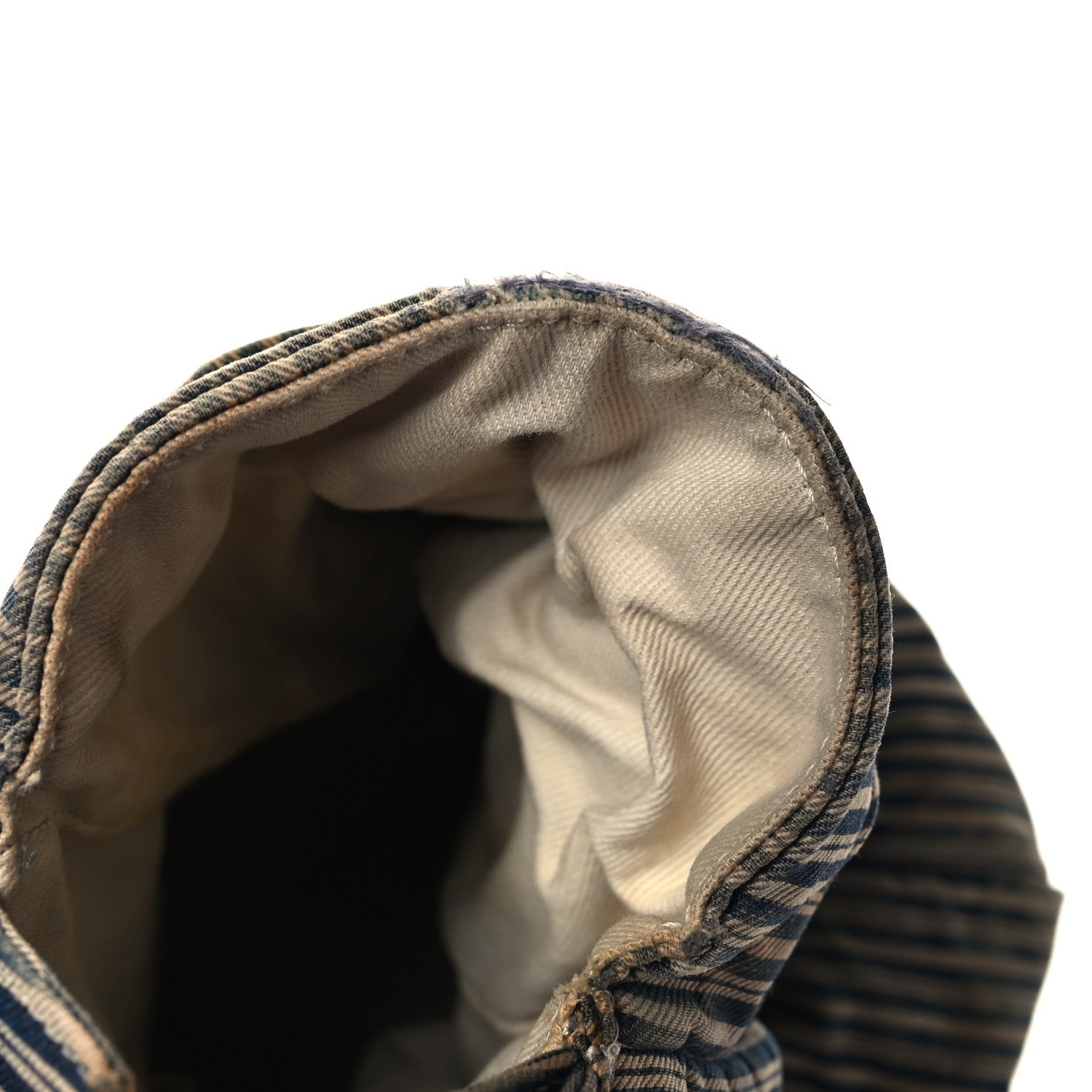Chanel Canvas Sequin Stripe CC Tote Blue 16 of 16