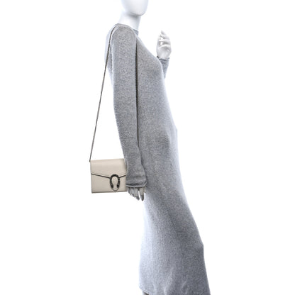Gucci Dollar Calfskin Mini Dionysus Chain Wallet Mystic White 2 of 10