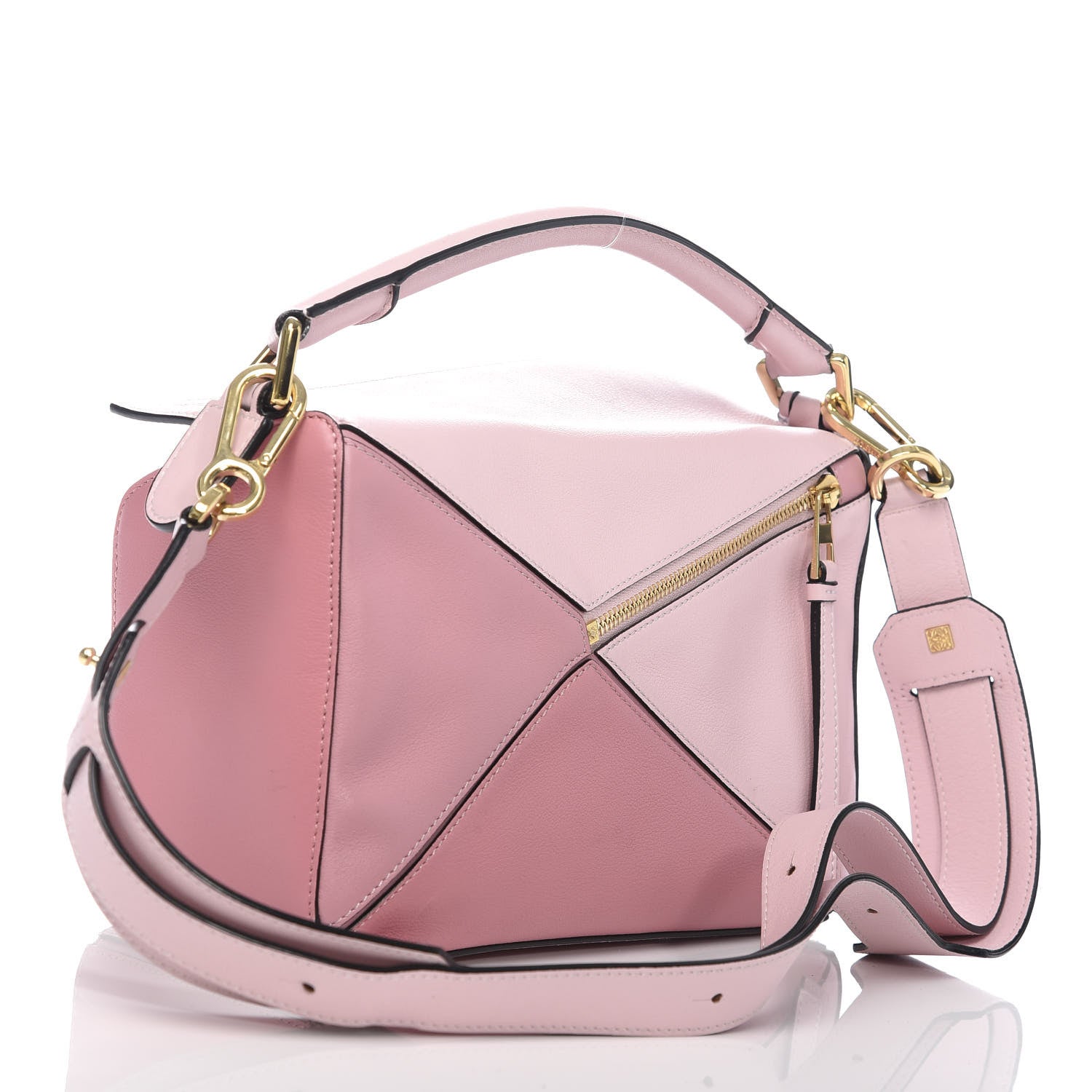 Loewe Calfskin Small Puzzle Bag Soft Pink 3 of 9