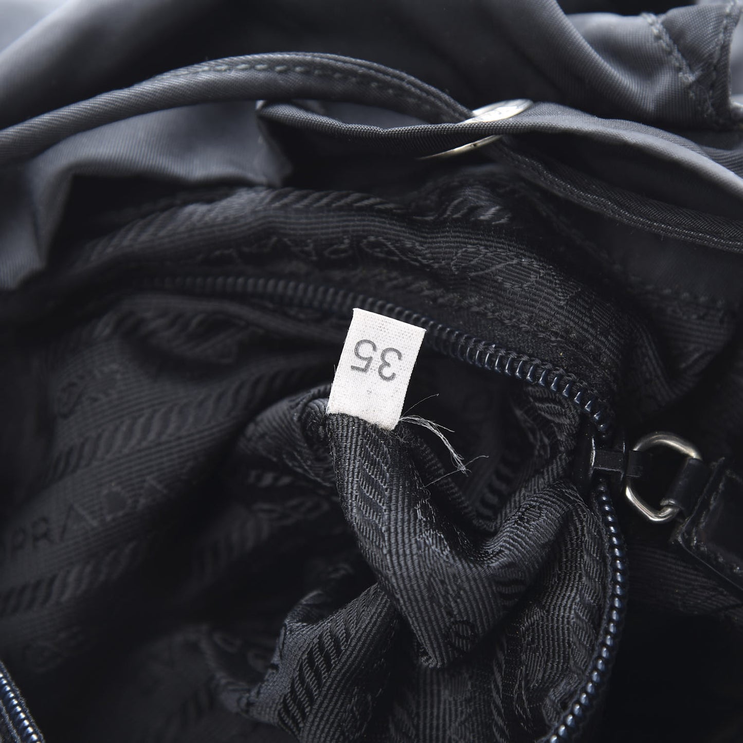 Nylon Vela Large Backpack Black