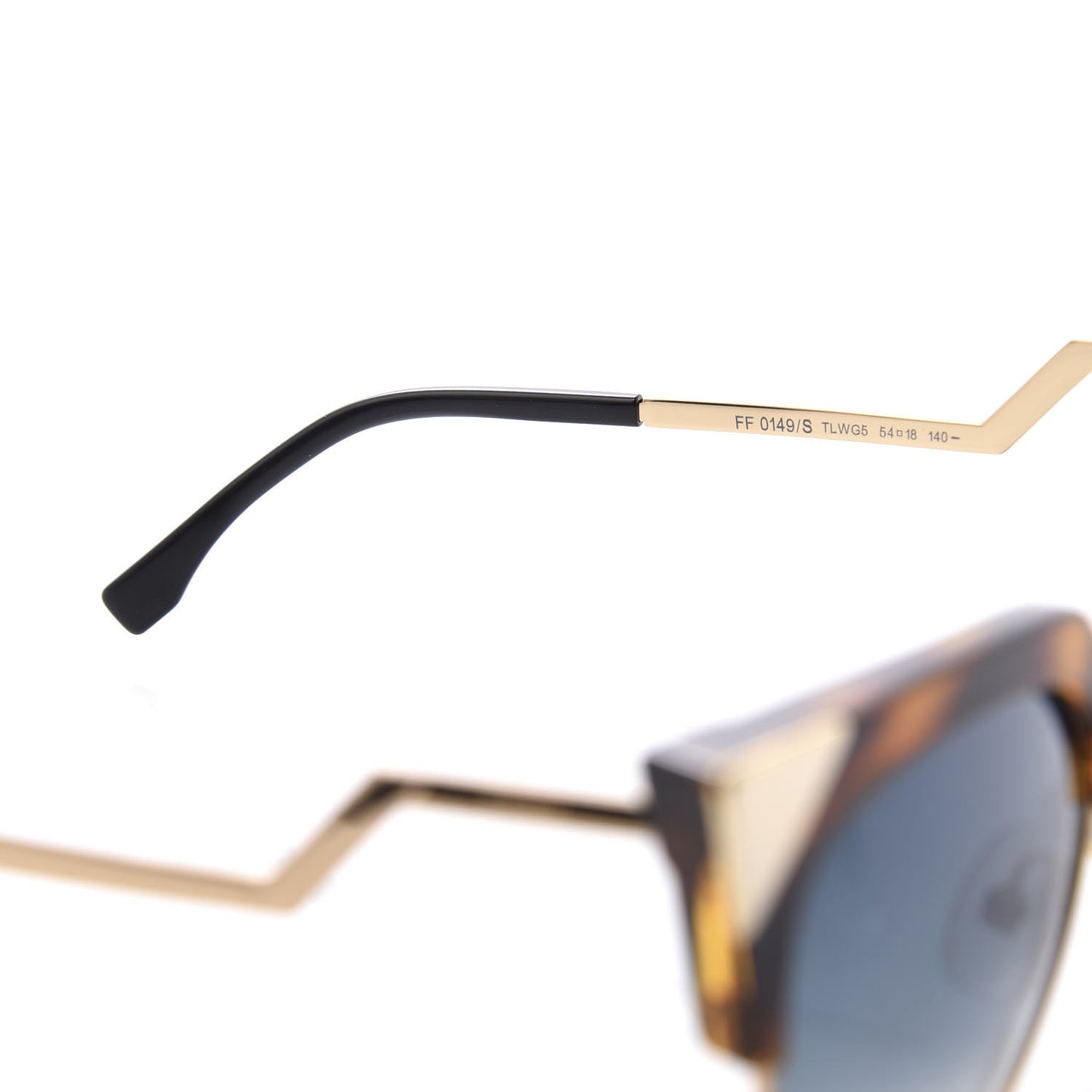 Cat Eye Iridia Sunglasses FF 0149/S Havana Gold