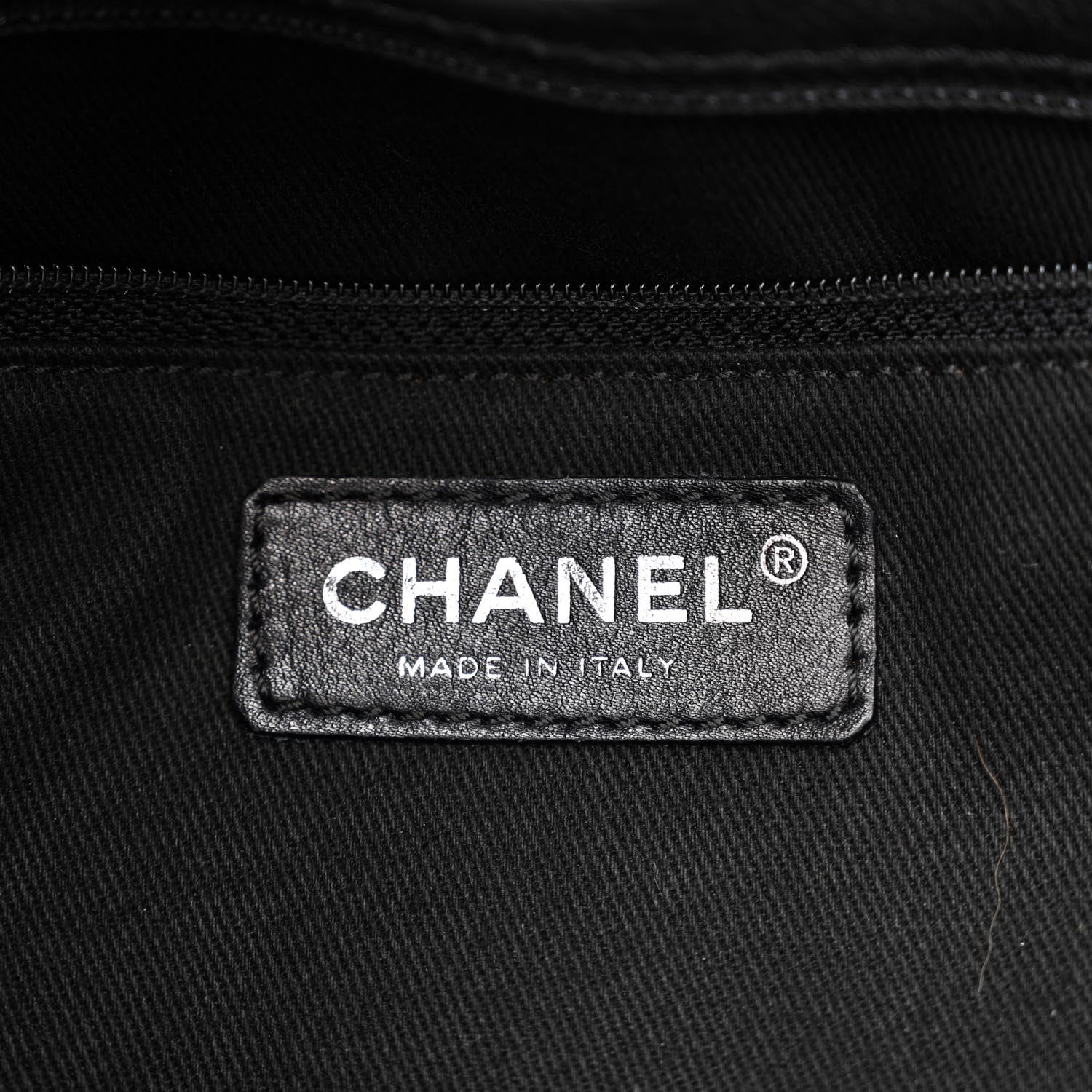 Chanel Caviar Quilted Petit Shopping Tote PST Black 6 of 13