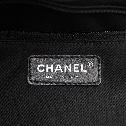 Chanel Caviar Quilted Petit Shopping Tote PST Black 6 of 13
