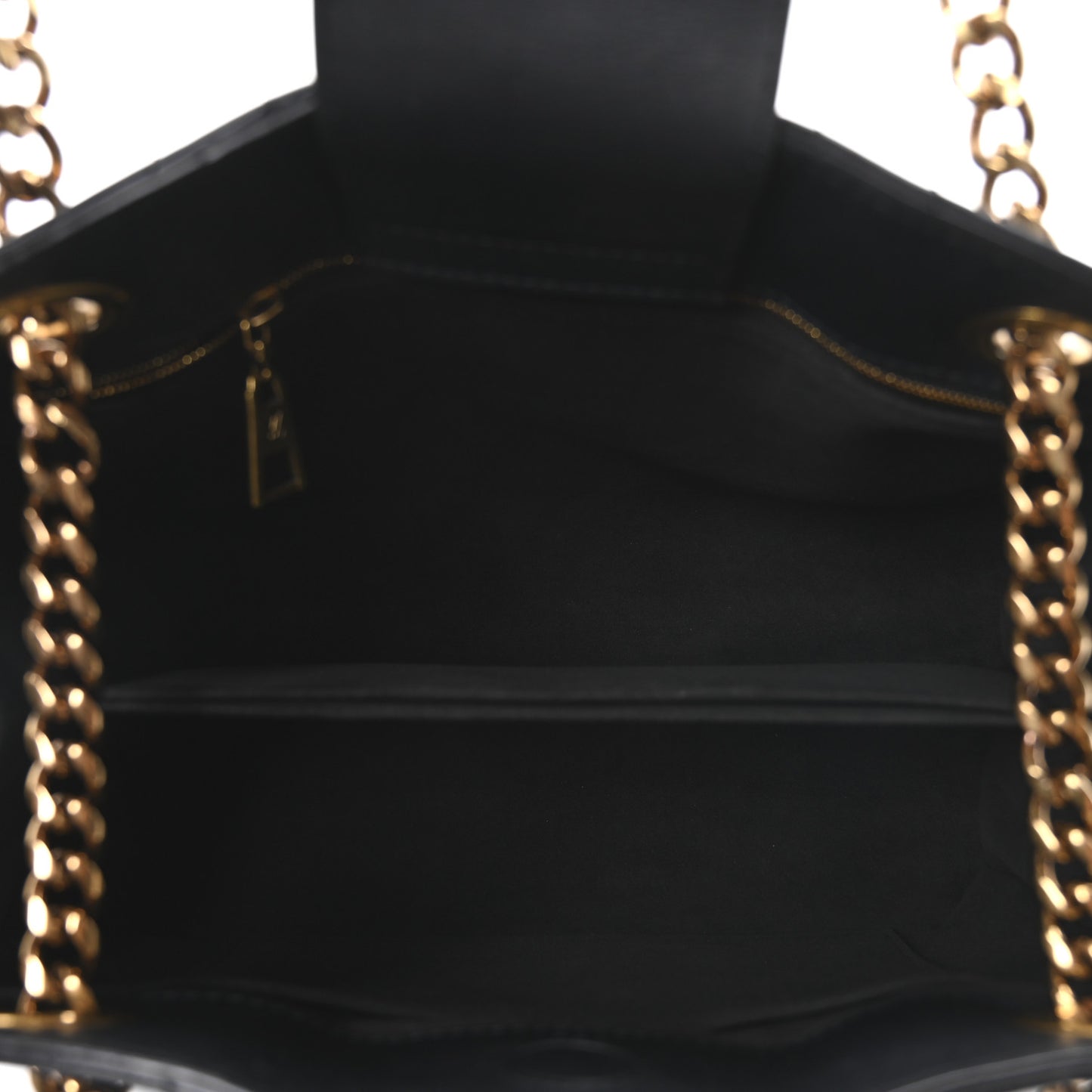 Calfskin New Wave Chain Tote Black