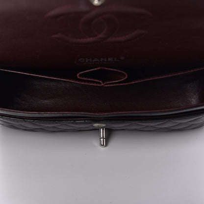 Chanel Lambskin Quilted Medium Double Flap Black 6 of 18