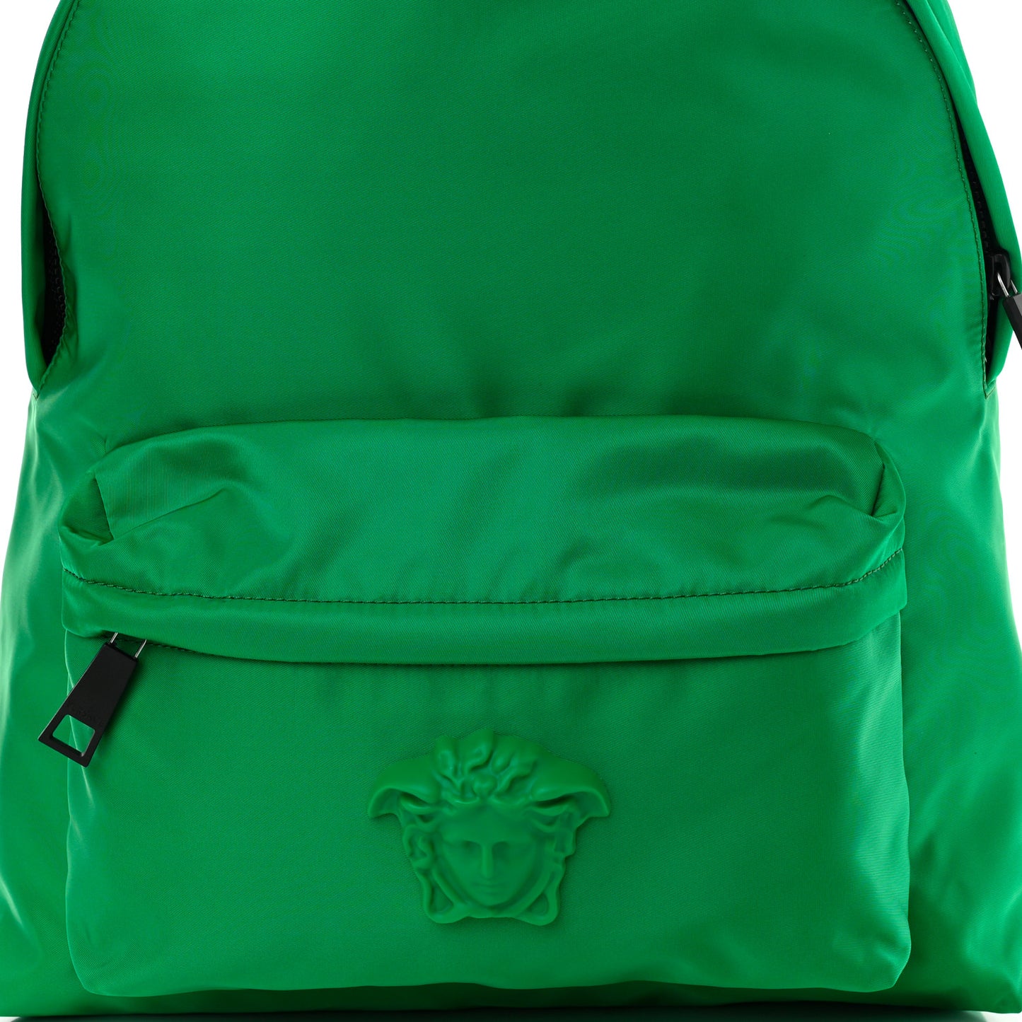 Nylon Palazzo Medusa Backpack Green