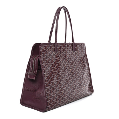 Goyard Goyardine Sac Hardy Pet Carrier PM Burgundy 2 of 15