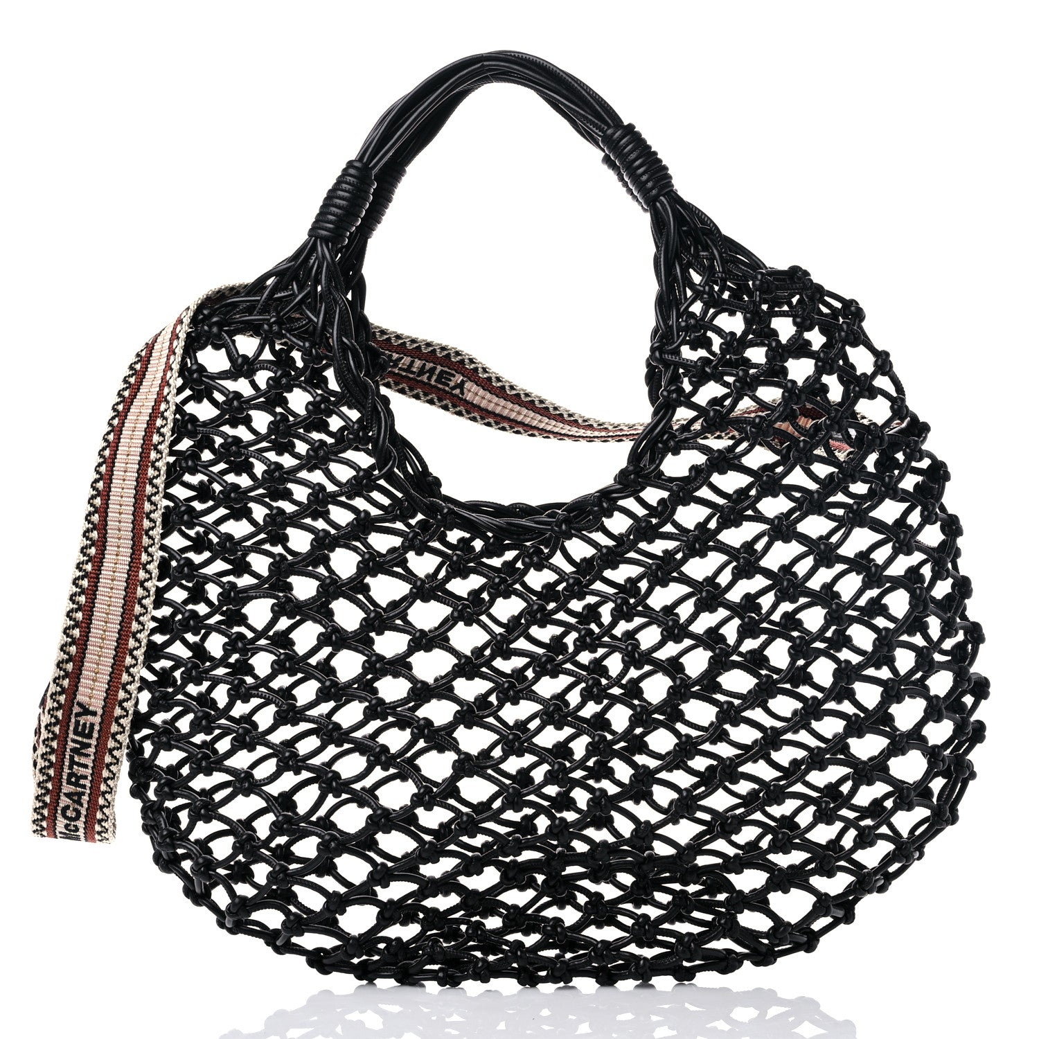 Stella McCartney Alter Nappa Knotted Structure Tote Black 2 of 8
