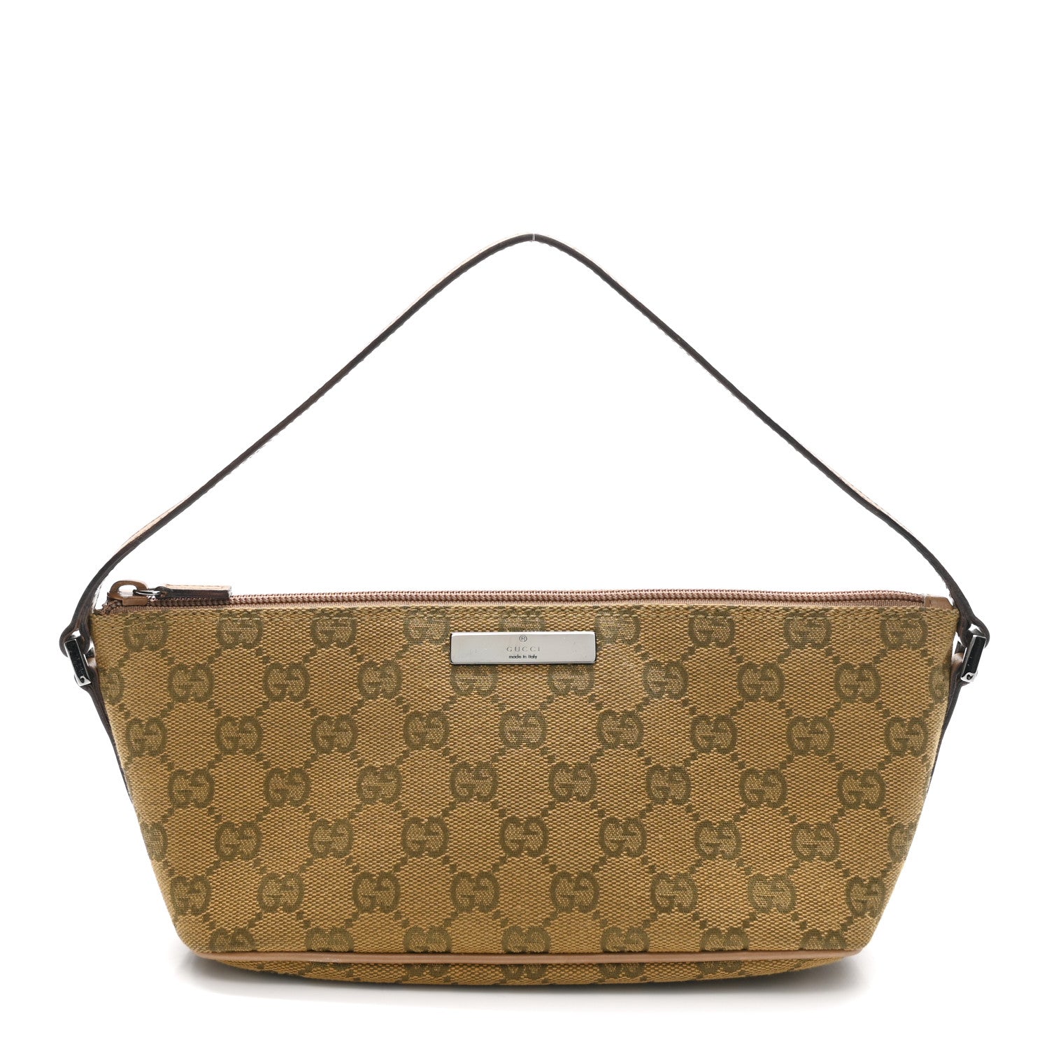 Gucci Monogram Boat Pochette Yellow 1 of 15