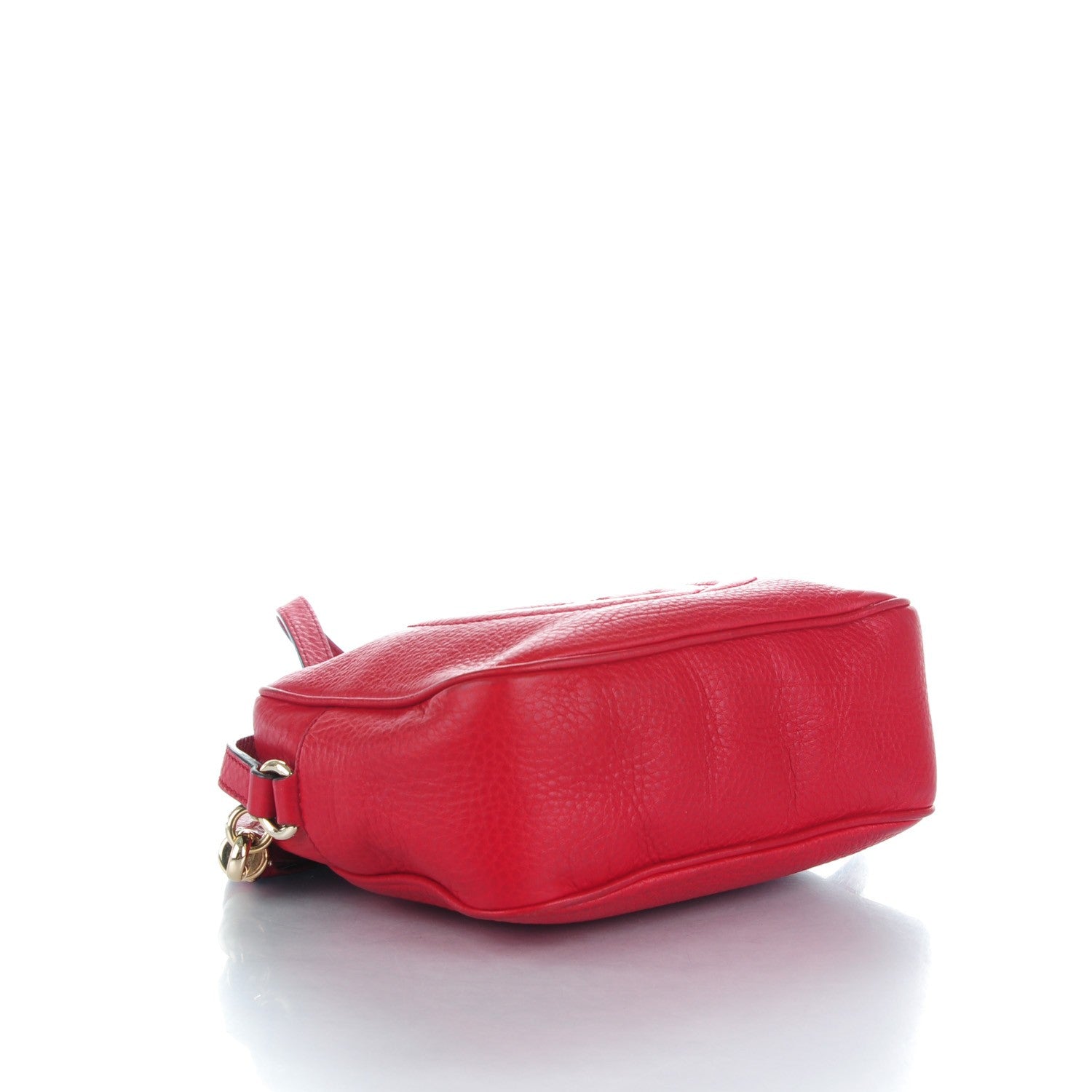 Gucci Pebbled Calfskin Small Soho Disco Bag Tabasco Red 4 of 8