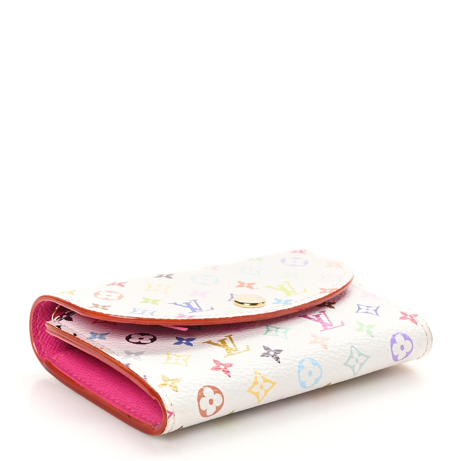 Louis Vuitton LV X TM Monogram Multicolor Rosalie Coin Purse White Kawaii Pink 4 of 9