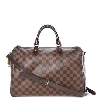 Louis Vuitton Damier Ebene Speedy Bandouliere 35 1 of 13