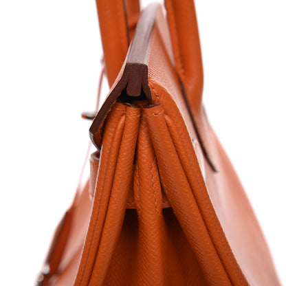 Hermes Epsom Birkin 30 Orange 12 of 25