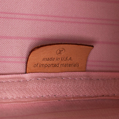 Louis Vuitton Damier Azur Neo Neverfull MM Rose Ballerine 8 of 18