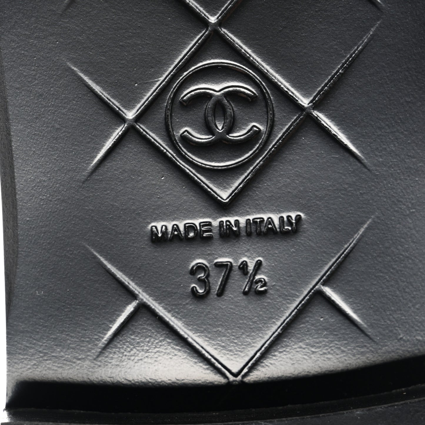 Lambskin Quilted CC Turnlock Loafers 37.5 Black