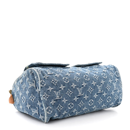 Louis Vuitton Monogram Denim Neo Speedy Blue 4 of 13