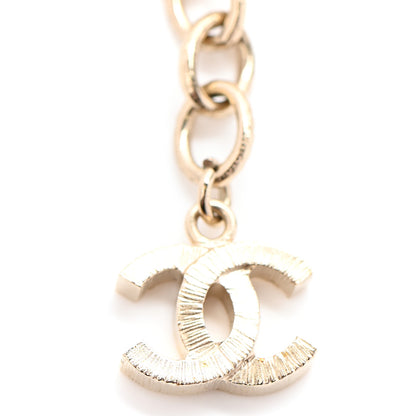 Chanel Lambskin Pearl Crystal Chain CC Fancy Belt White Gold 7 of 7
