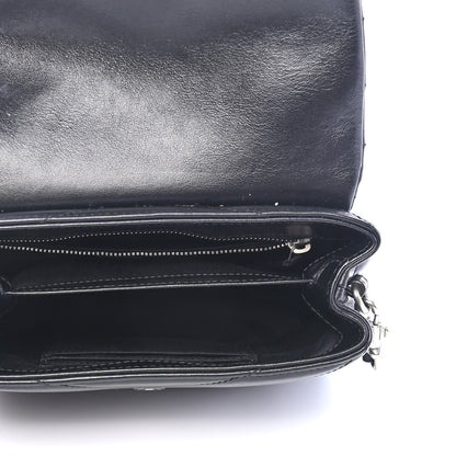 Saint Laurent Calfskin Y Quilted Monogram Toy Loulou Crossbody Bag Black 5 of 9