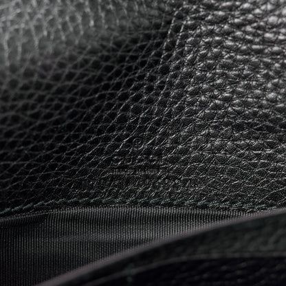 Gucci Pebbled Calfskin Soho Wallet On Chain Black 8 of 15