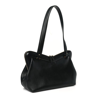 Mansur Gavriel Smooth Calfskin M Frame Bag Black Flamma 3 of 11