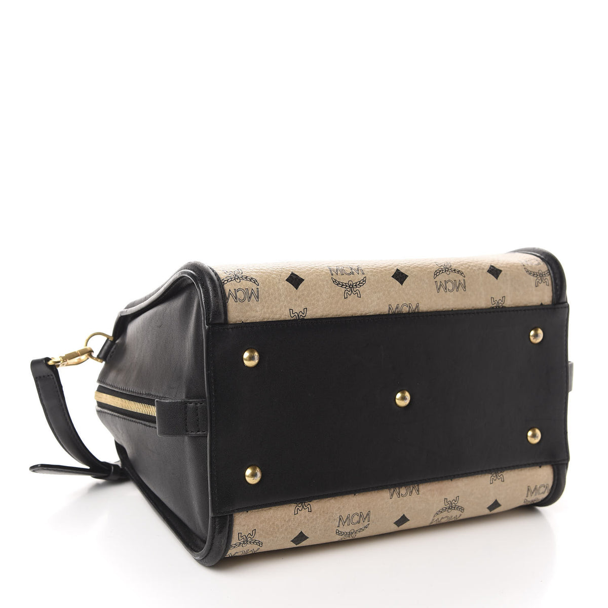 Visetos Top Handle Satchel Beige