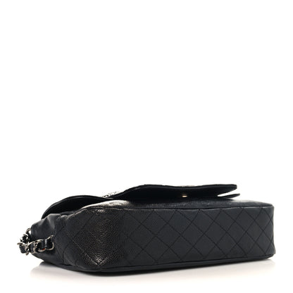 Chanel Glazed Caviar Small Pocket In The City Shoulder Bag Black 3 of 10