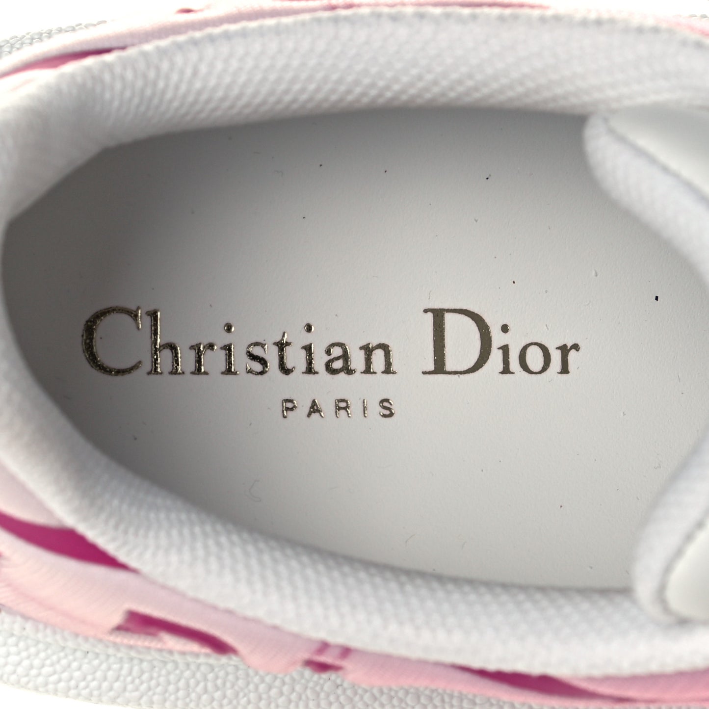 Reflective Fabric Shaded Dior-ID Platform Sneakers 39.5 Raspberry